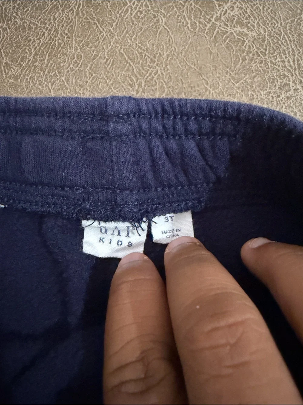 GAP Kids Navy Jogger Sweatpants with Classic Logo